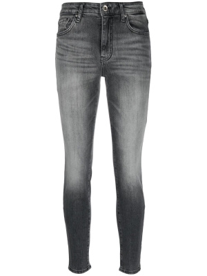 

Skinny-cut acid-wash jeans, Armani Exchange Skinny-cut acid-wash jeans