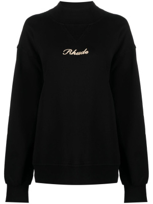 

Embroidered logo fleece sweatshirt, Rhude Embroidered logo fleece sweatshirt