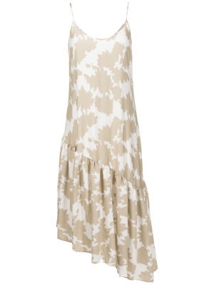 

Abstract-print ruffle-hem dress, Armani Exchange Abstract-print ruffle-hem dress