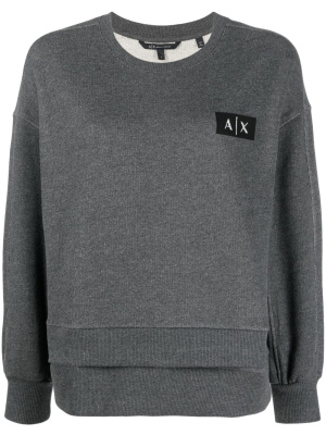 

Logo patch sweatshirt, Armani Exchange Logo patch sweatshirt