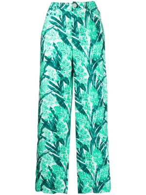 

Leaf-print trousers, Armani Exchange Leaf-print trousers