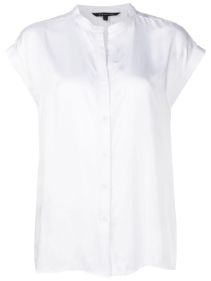 

Band-collar short-sleeve shirt, Armani Exchange Band-collar short-sleeve shirt