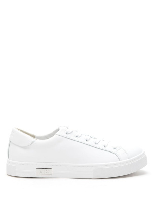 

Logo-plaque lace-up sneakers, Armani Exchange Logo-plaque lace-up sneakers