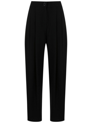

Pleat-detail straight-leg trousers, Armani Exchange Pleat-detail straight-leg trousers