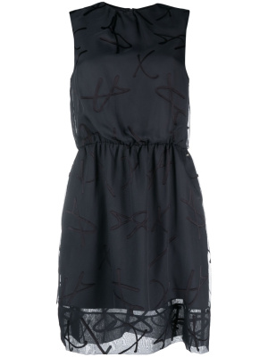 

Graphic-print sleeveless dress, Armani Exchange Graphic-print sleeveless dress