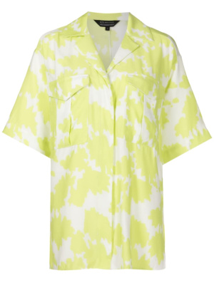 

Abstract-print short-sleeve shirt, Armani Exchange Abstract-print short-sleeve shirt