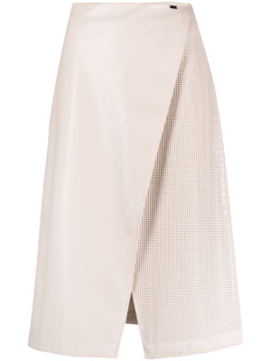 

Perforated-panel midi skirt, Armani Exchange Perforated-panel midi skirt