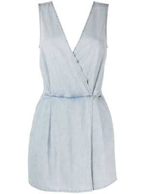 

Dart-detail denim jumpsuit, Armani Exchange Dart-detail denim jumpsuit