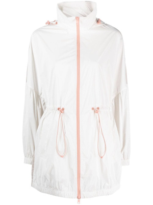 

Drawstring zip-up hooded jacket, Armani Exchange Drawstring zip-up hooded jacket