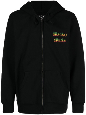 

Graphic-print hooded jacket, WACKO MARIA Graphic-print hooded jacket