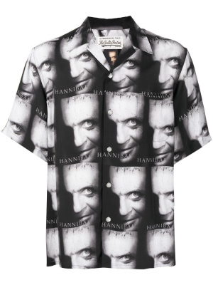 

Hannibal-print short-sleeve shirt, WACKO MARIA Hannibal-print short-sleeve shirt