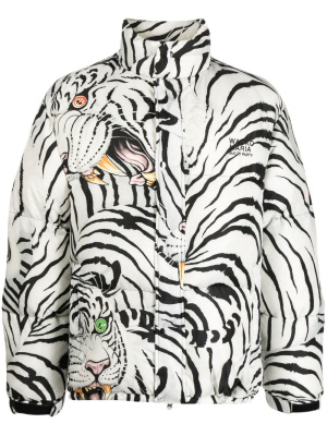 

X Tim Lehi tiger-print down jacket, WACKO MARIA X Tim Lehi tiger-print down jacket