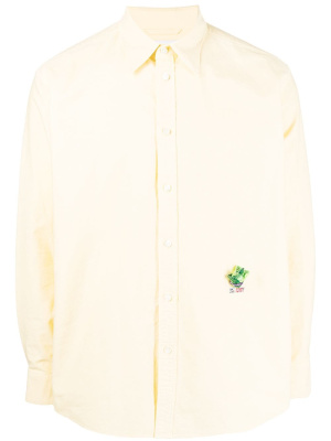

Lettuce-detail long-sleeve shirt, Doublet Lettuce-detail long-sleeve shirt