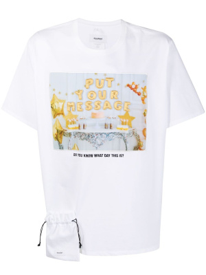 

Slogan print T-shirt, Doublet Slogan print T-shirt