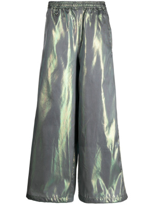 

Holographic-effect wide-leg trousers, Doublet Holographic-effect wide-leg trousers
