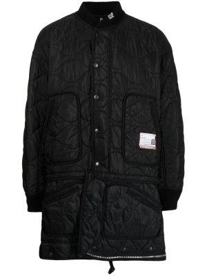 

Panelled quilted jacket, Maison Mihara Yasuhiro Panelled quilted jacket