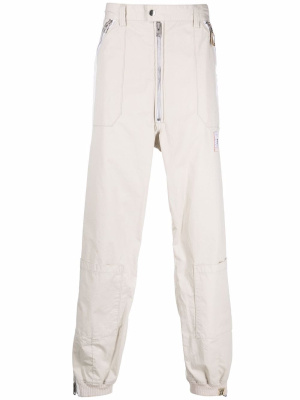

Side stripe-detail straight-leg trousers, Maison Mihara Yasuhiro Side stripe-detail straight-leg trousers
