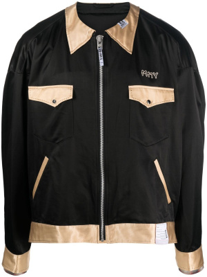 

Colour-block bomber jacket, Maison Mihara Yasuhiro Colour-block bomber jacket