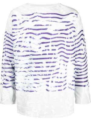

Graphic-print long-sleeved top, Doublet Graphic-print long-sleeved top