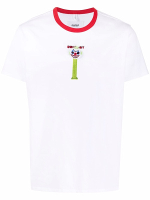 

Embroidered clown-motif T-shirt, Doublet Embroidered clown-motif T-shirt