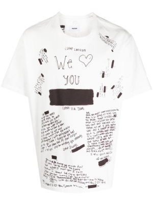 

Graphic-print short sleeves cotton T-shirt, Doublet Graphic-print short sleeves cotton T-shirt