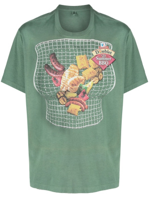 

Graphic-print cotton T-shirt, Doublet Graphic-print cotton T-shirt