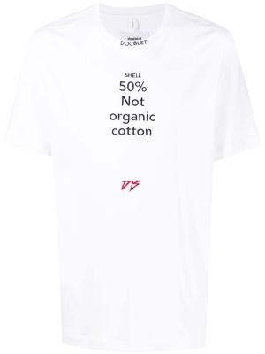 

Logo-print cotton T-shirt, Doublet Logo-print cotton T-shirt