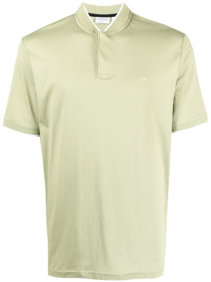 

Chest logo-print detail polo shirt, Calvin Klein Chest logo-print detail polo shirt