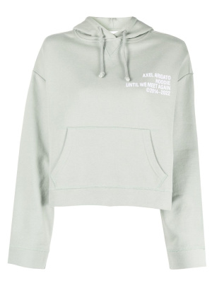 

Logo-print pullover hoodie, Axel Arigato Logo-print pullover hoodie