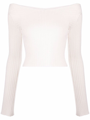 

Off-shoulder long-sleeve top, Axel Arigato Off-shoulder long-sleeve top