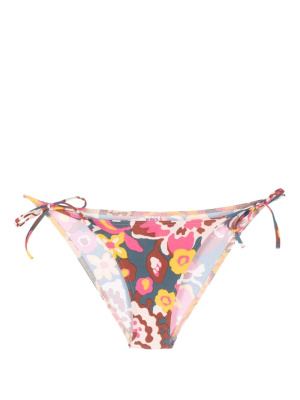 

Kaki floral-print bikini bottoms, ERES Kaki floral-print bikini bottoms
