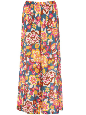 

Cactus floral-print wide-leg trousers, ERES Cactus floral-print wide-leg trousers