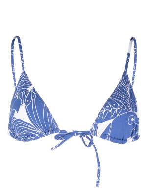 

Carlos bird-print bikini top, ERES Carlos bird-print bikini top