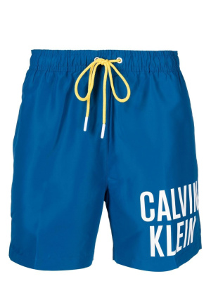 

Logo-print swim shorts, Calvin Klein Logo-print swim shorts