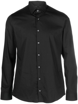 

Embroidered-logo cotton shirt, Calvin Klein Embroidered-logo cotton shirt