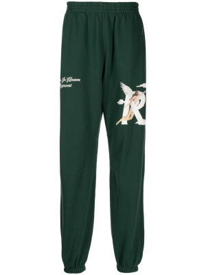 

Logo-print cotton track pants, Represent Logo-print cotton track pants