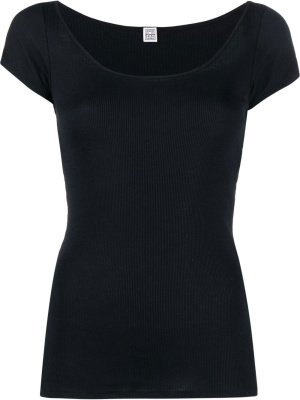 

Ribbed cap-sleeved T-shirt, TOTEME Ribbed cap-sleeved T-shirt