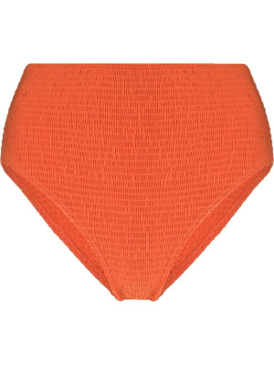 

High-rise smocked bikini bottoms, TOTEME High-rise smocked bikini bottoms
