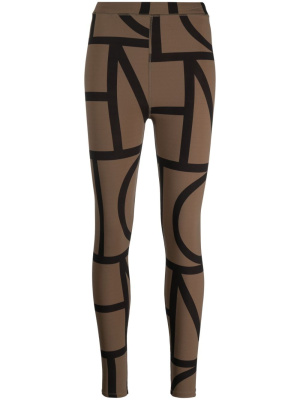 

Monogram-print leggings, TOTEME Monogram-print leggings