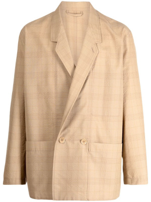 

Checked double-breasted blazer, Lemaire Checked double-breasted blazer