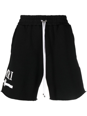 

Logo-print cotton shorts, AMIRI Logo-print cotton shorts