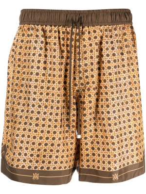 

Weave-pattern silk shorts, AMIRI Weave-pattern silk shorts