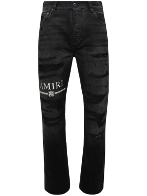 

Distressed straight-leg jeans, AMIRI Distressed straight-leg jeans