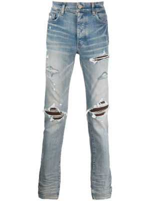 

Distressed slim-cut jeans, AMIRI Distressed slim-cut jeans