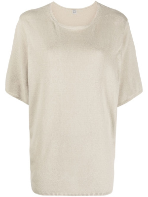 

Short-sleeved silk T-shirt, TOTEME Short-sleeved silk T-shirt