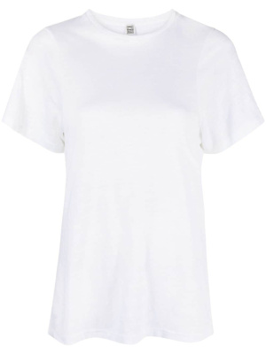 

Crew-neck linen T-shirt, TOTEME Crew-neck linen T-shirt