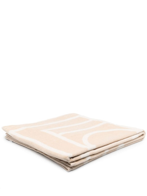 

Monogram jacquard towel, TOTEME Monogram jacquard towel