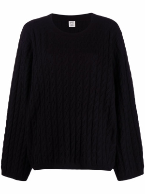 

Cable knit cashmere jumper, TOTEME Cable knit cashmere jumper