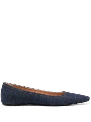 

The Denim ballerina shoes, TOTEME The Denim ballerina shoes