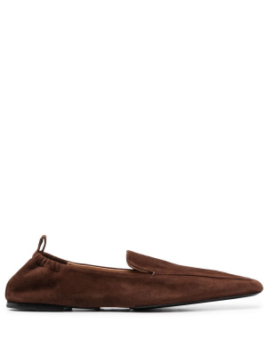 

The Travel square-toe loafers, TOTEME The Travel square-toe loafers
